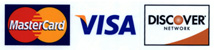 MasterCard | Visa | DISCOVER 